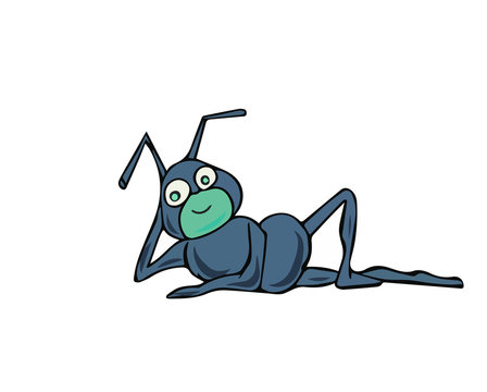hormiga posando