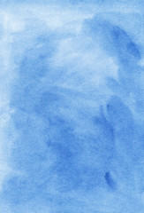 Watercolor blue background texture