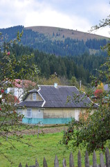 house in the mountains