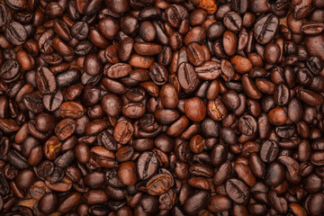 coffee beans background ,texture