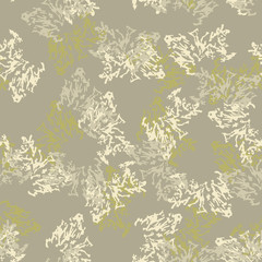 Field camouflage of various shades of green, beige and grey colors