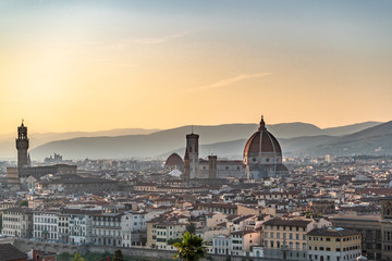 Fototapeta na wymiar Florence Cathedral - Duomo Di Firence - Cattedrale di Santa Maria del Fiore