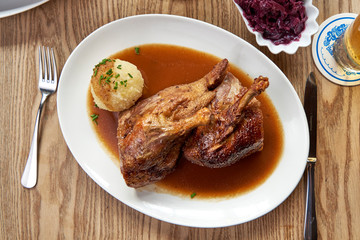 Ente gebraten Entenbraten Weihnachten 