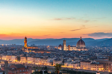 Naklejka premium Florence Cathedral - Duomo Di Firence - Cattedrale di Santa Maria del Fiore