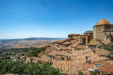 Old Stone Buildings In Tuscany Italy