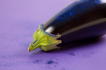 eggplant purple paillettes