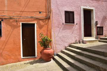 uliczka w Castelsardo na Sardynii