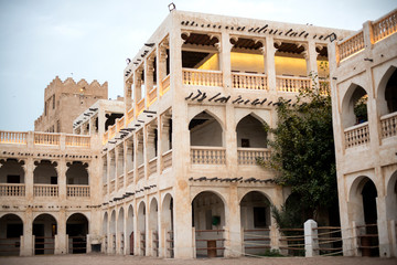 Fototapeta na wymiar Arabic palace in Qatar