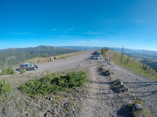 scenes around yellowstone national park