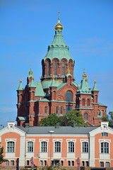 Fototapeta na wymiar Old cathedral Helsinki Finland