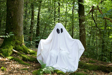 ghost in forest