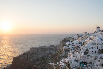 Fototapeta premium Sunset / Greece / Santorini