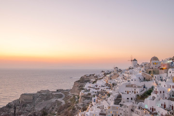 Fototapeta premium Sunset / Greece / Santorini