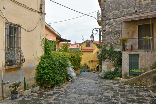 Province of Salerno, Italy, 09/01/2019. A tourist trip to the rural towns of southern Italy.