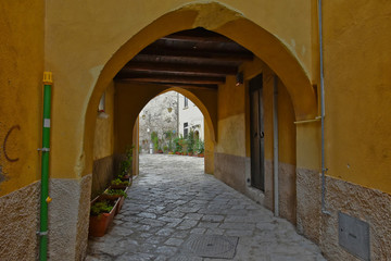 Province of Salerno, Italy, 09/01/2019. A tourist trip to the rural towns of southern Italy.