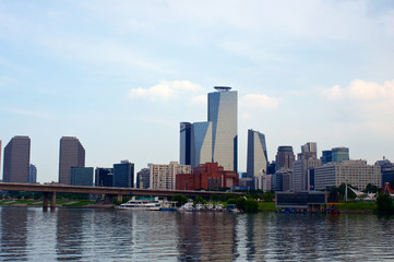 View to Yeoeuido buildings from the Hang river