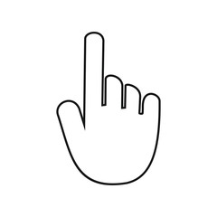 hand icon symbol vector illustration