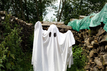 laundry drying on clothesline