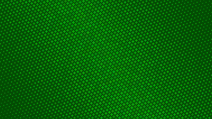 Abstract halftone gradient background of small stars, in green colors