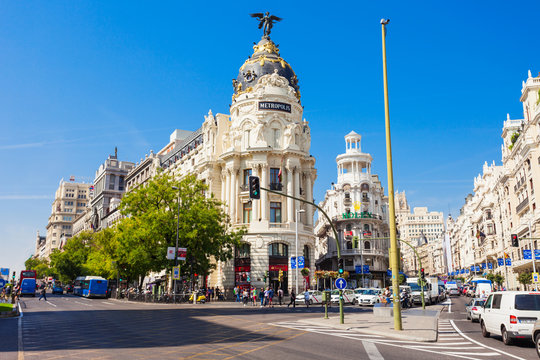 The Metropolis Office Building In Madrid, Spain