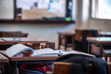 A classroom in southeast Asia