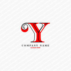 Logo Design Y Letter. Eps 10