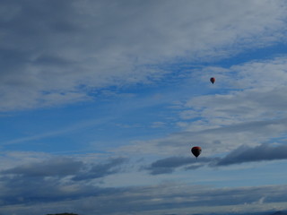 De Boudes à Chalus en montgolfière (Auvergne)
