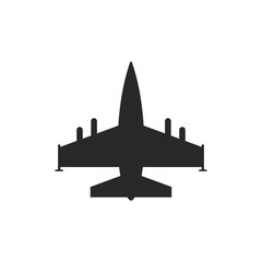 Airplane icon vector symbol illustration EPS 10