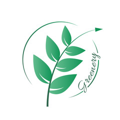 Eco green logo
