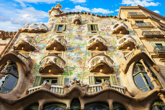 Casa Batllo Building In Barcelona