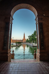 Fototapeta premium Sevilla, Plaza de Espana