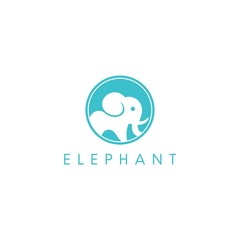 elephant logo icon vector template