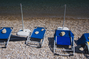 deck chair on the beach