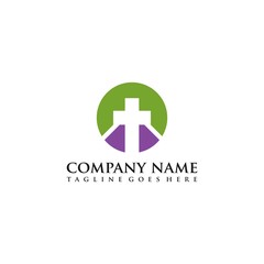 Church vector logo symbol graphic abstract template