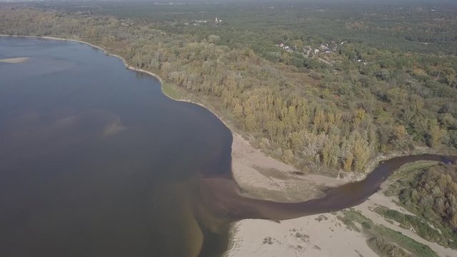 Wisła i ujście rzeki Świder
