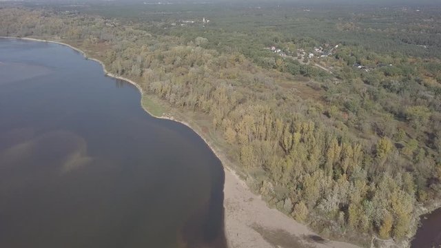 Wisła i ujście rzeki Świder
