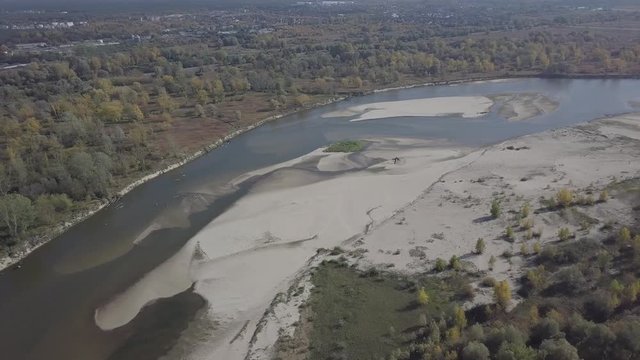 Wisła i ujście rzeki Świder