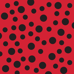 ladybug background or texture - vector illustration
