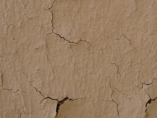texture of a clay wall form a mud house