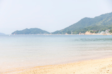 Fototapeta na wymiar 江田島のプライベートビーチ