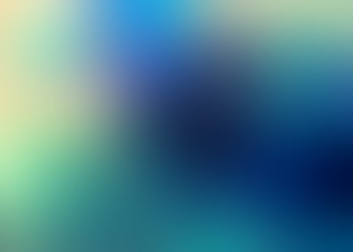 Magical blue green lilac interactive blur background. Formless pattern. Abstract transition texture.