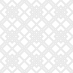 Geometric abstract pattern. Geometric modern ornament. Seamless modern silver background