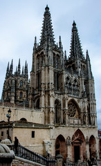 Fototapeta na wymiar La catedral gótica de Burgos