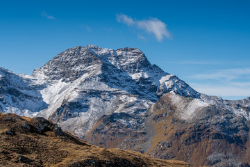 snow covered peak near Zernez