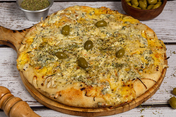 Pizza de roquefort 