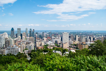 Fototapeta premium Centre ville de montréal