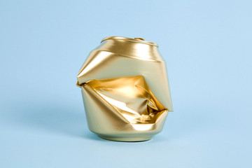 crushed gold can