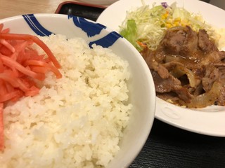 rice with meat and vegetables