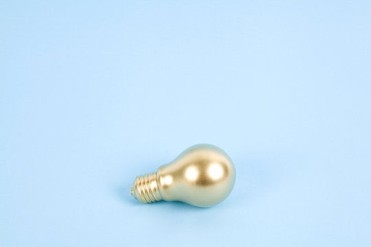 Gold Light Bulb