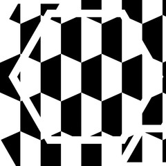 Geometrical Pattern. Background Pattern with geometrical shapes. Black and white background textures. High Resolution Images
